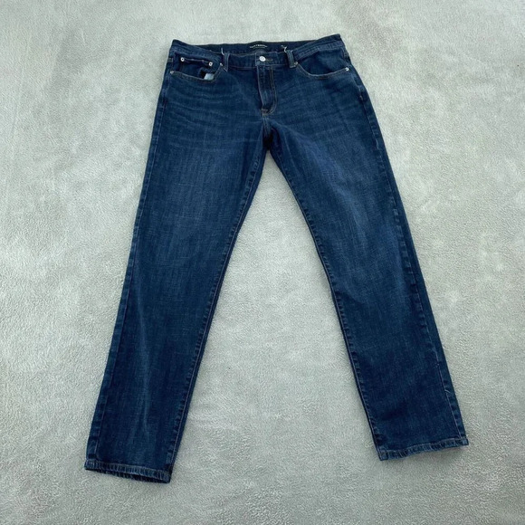 Lucky Brand 221 Straight Mens Jeans Size 38/34 Blue Denim 0278 - Picture 1 of 12